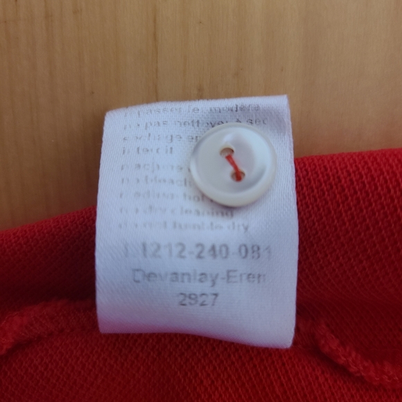 Lacoste Men Polo F5191 Red in size 3, small - Picture 9 of 12